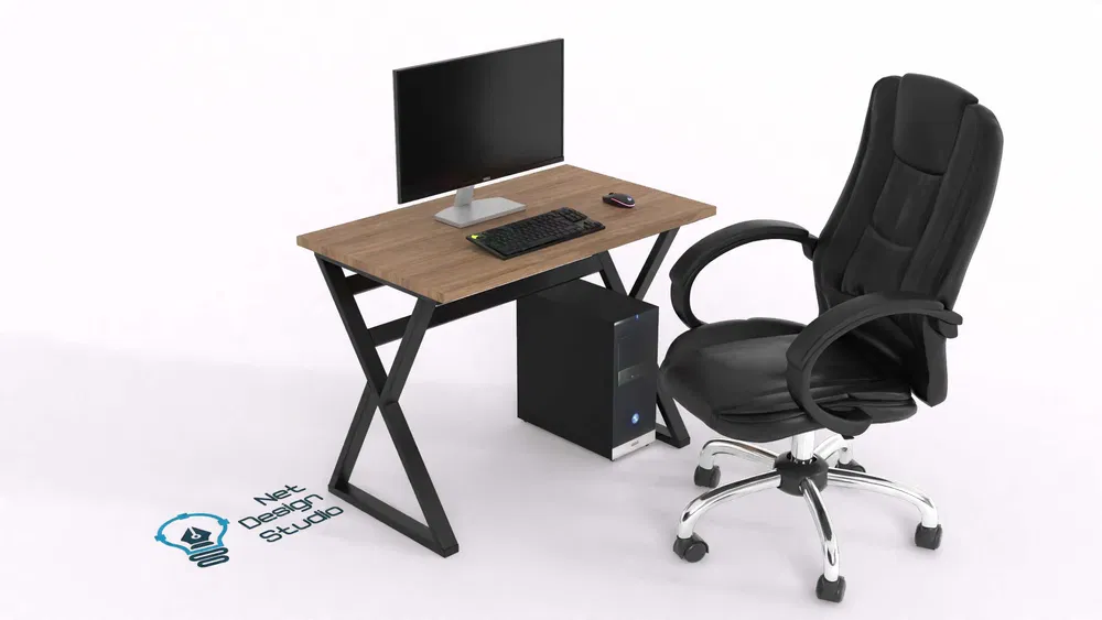 Biurko w stylu LOFT - dokumentacja+CNC