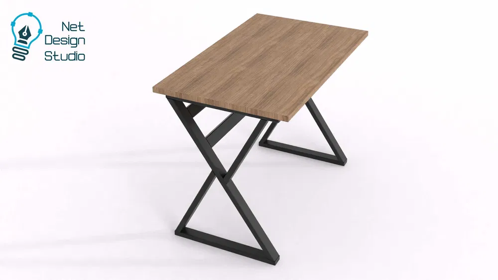 Biurko w stylu LOFT - dokumentacja+CNC - obrazek 6