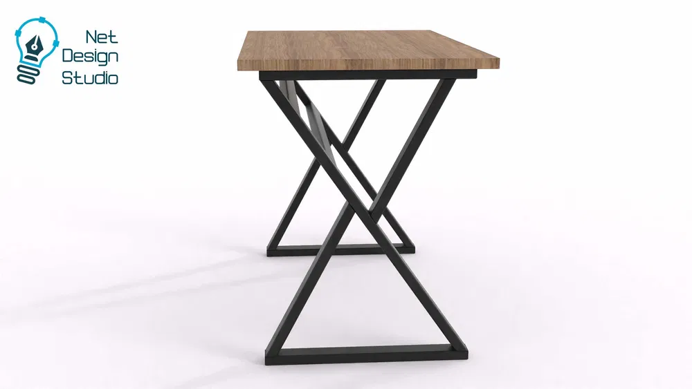 Biurko w stylu LOFT - dokumentacja+CNC - obrazek 5