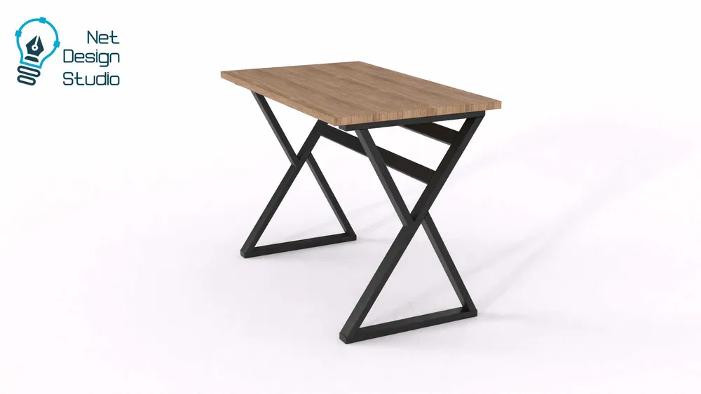 Biurko w stylu LOFT - dokumentacja+CNC - obrazek 3