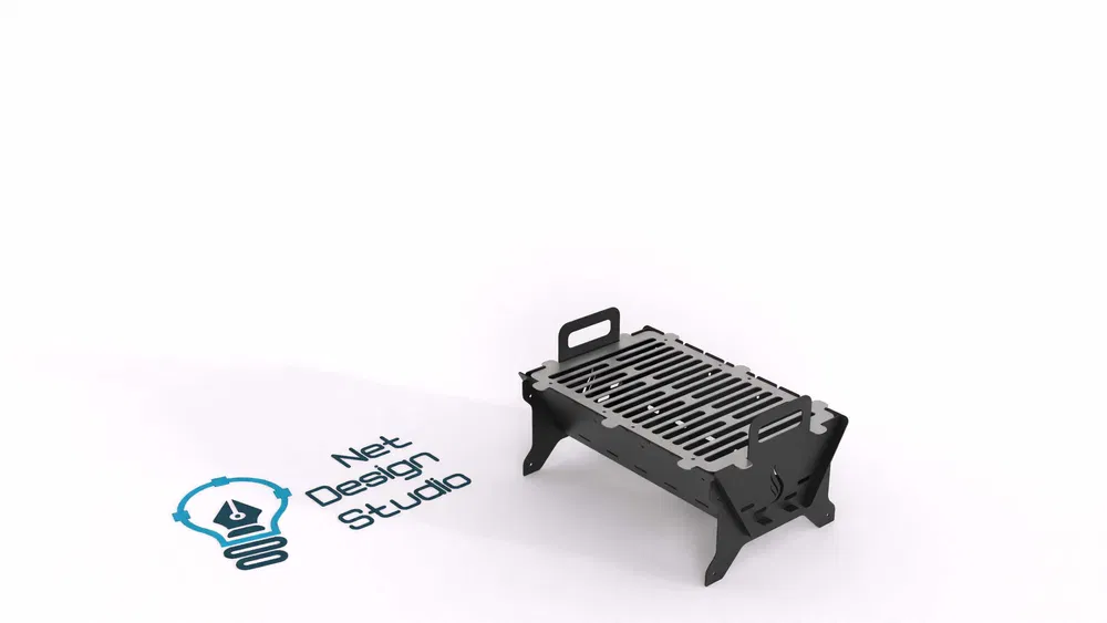 Grill składany - dokumentacja+CNC