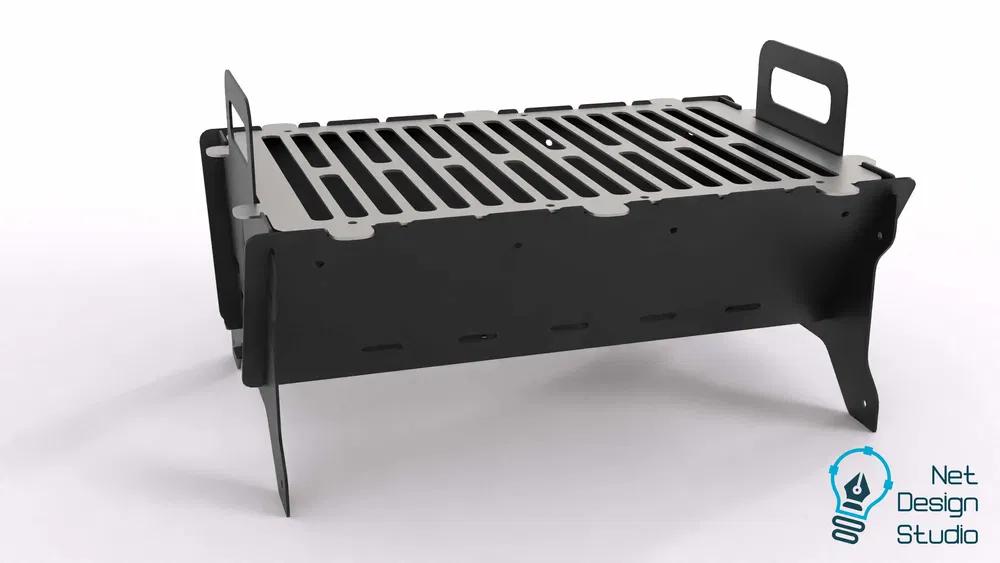 Grill składany - dokumentacja+CNC - obrazek 7