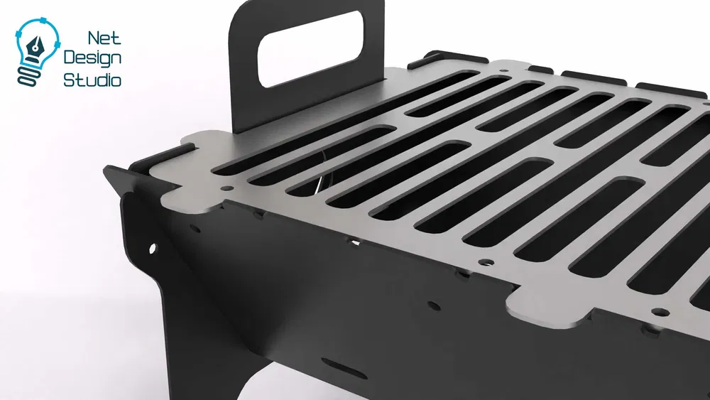 Grill składany - dokumentacja+CNC - obrazek 6