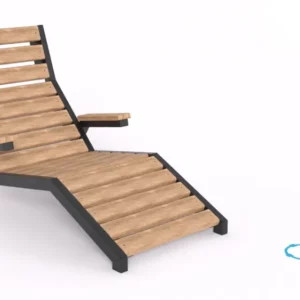 Leżak ogrodowy Loft - dokumentacja+CNC