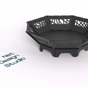 Palenisko ogrodowe, ośmiokątne - dokumentacja+CNC