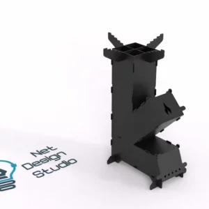 Piecyk rakietowy, składany, 2 w jednym - dokumentacja+CNC