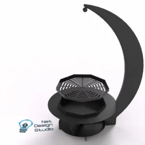 Dekoracyjne Palenisko ogrodowe - dokumentacja+CNC