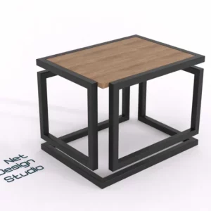 "Lewitujący" Stolik kawowy 80x60x60 - dokumentacja+CNC